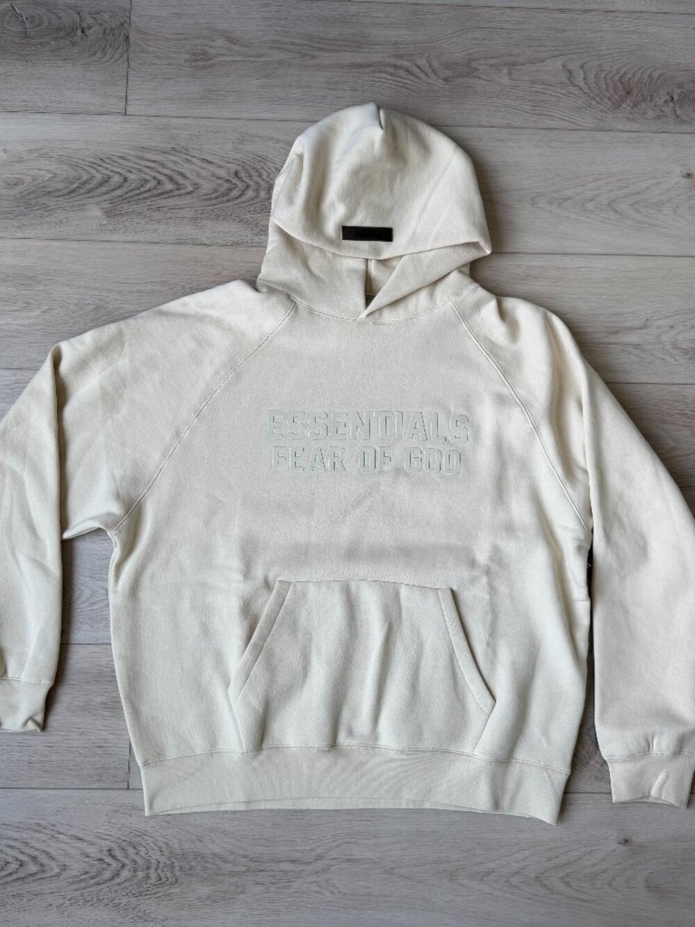 Fear of God Essentials 2022 Egg Shell Pullover Hoodie Men’s Large Oversized New